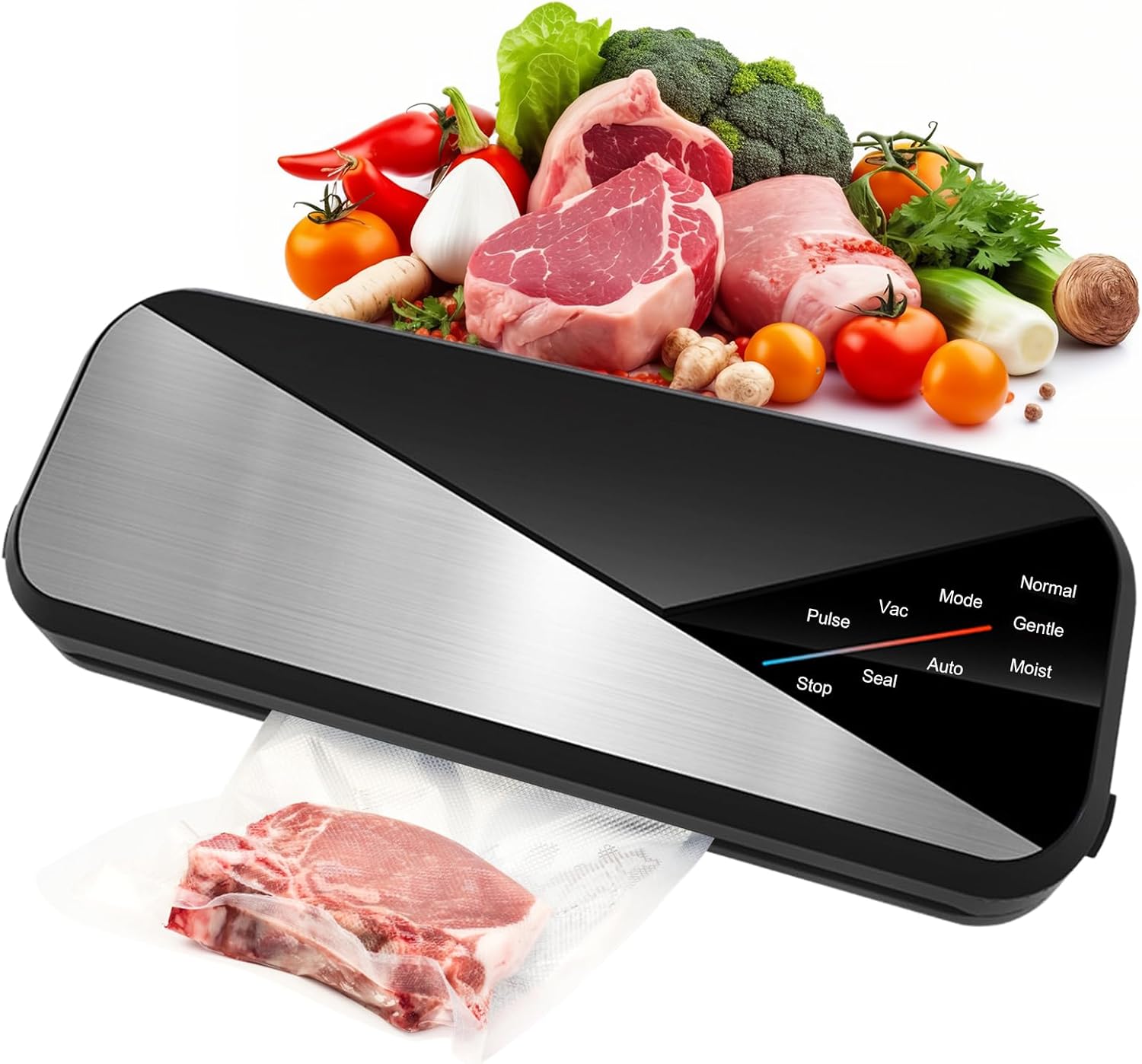 Vacuum Sealer 6-in-1 with 80 kPa Suction Power - PureSeal