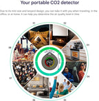 CO2 Detector - AirGuard Pro with Real-Time Monitoring