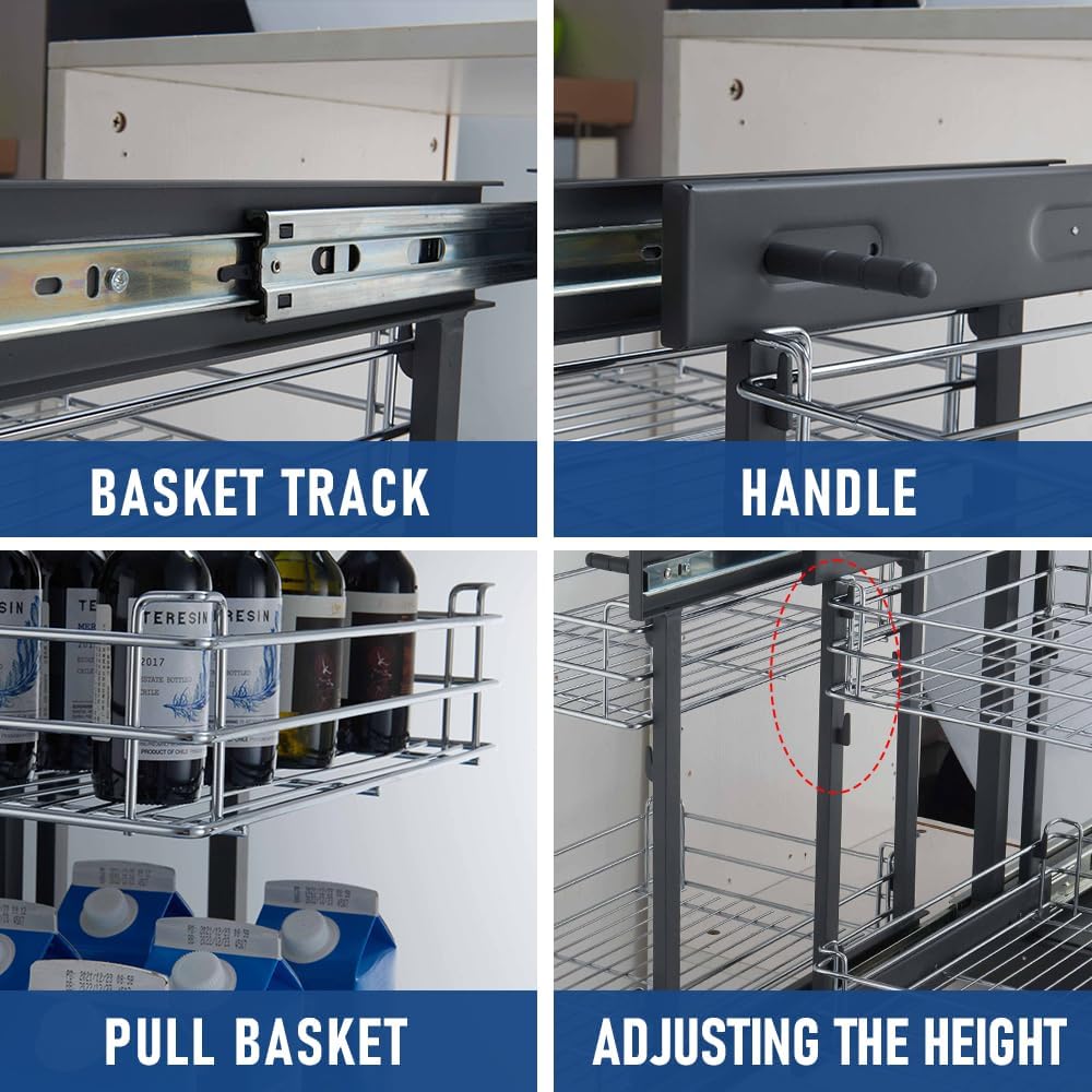 Corner Pull-Out Shelf - LuxeCabinet