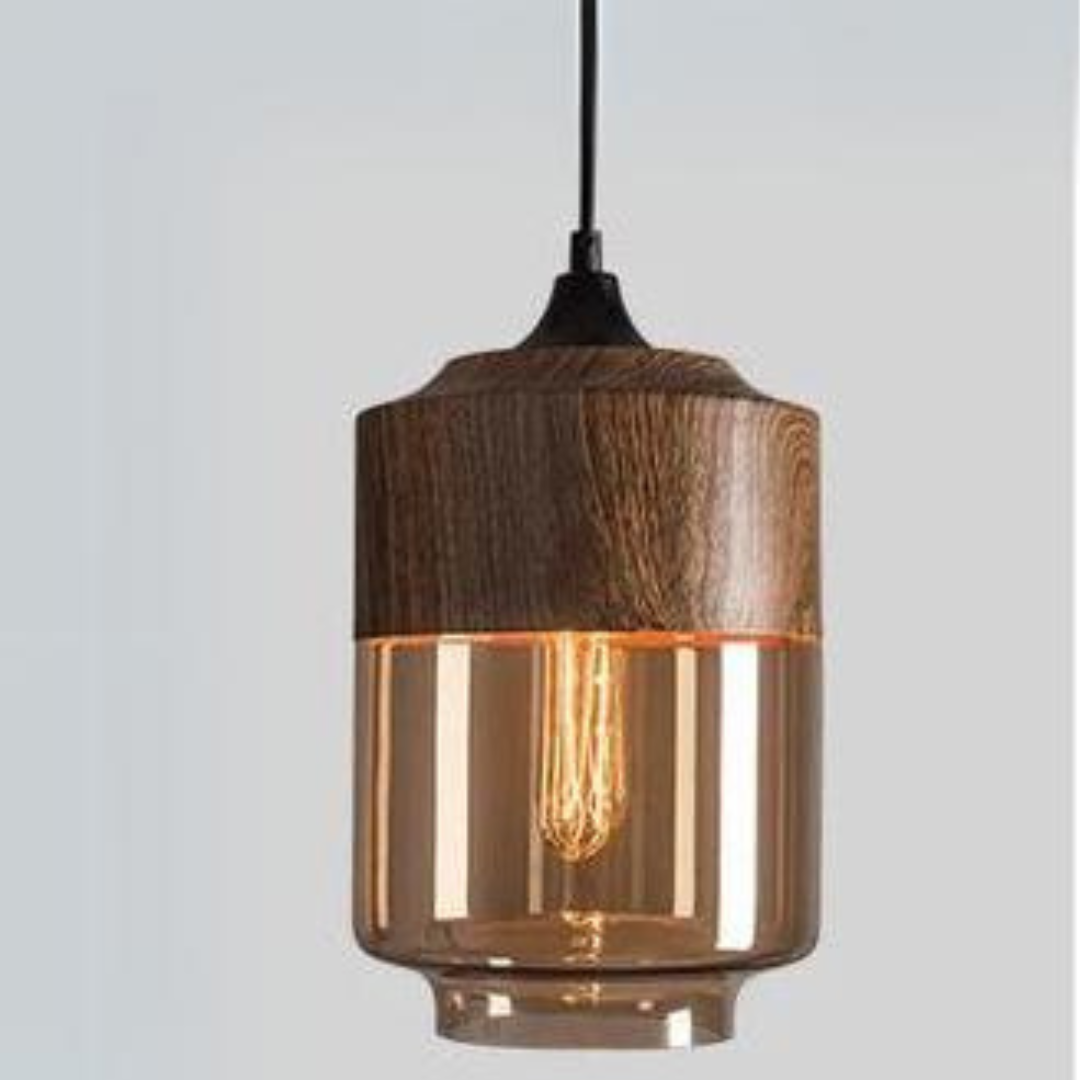 Scandinavian Wood Ceiling Light - LumaCraft