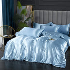Silk Satin Bedding Set - LuxeDreams
