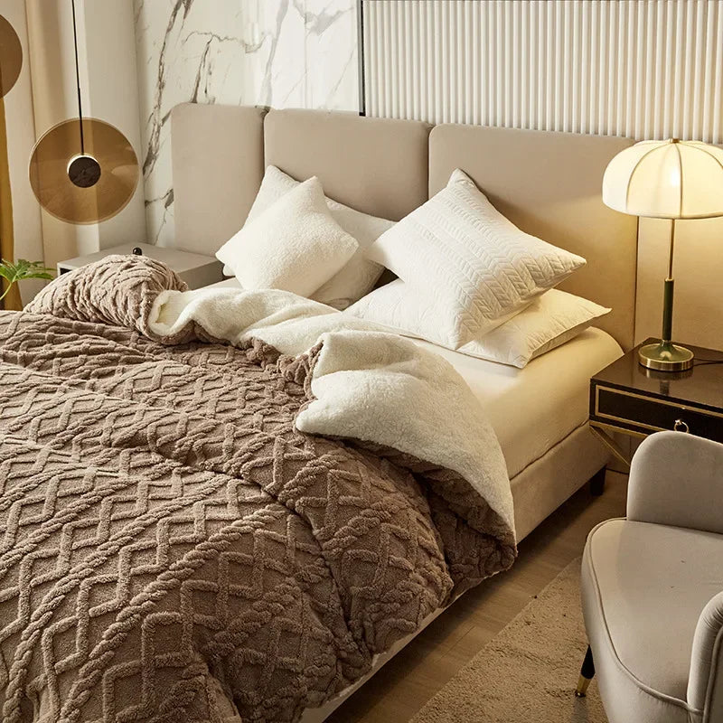 Cashmere-Look Double-Sided Bedding - LuxeNest