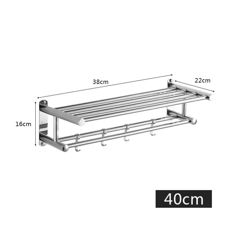 Stainless Steel Towel Rack - LuxeHome Essentials