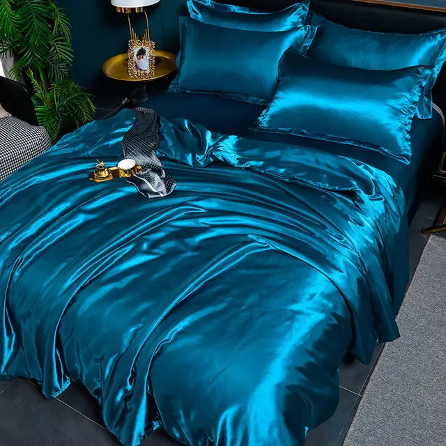 Silk Duvet Cover - LuxeDreams