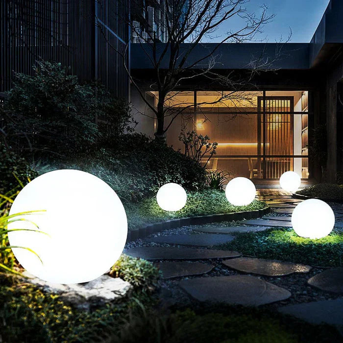 Illuminated Garden Sphere - LumaGlow