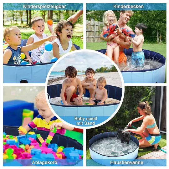 Folding Dog Pool - AquaPaws
