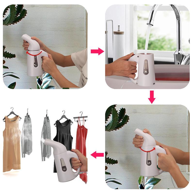 Wrinkle Erasing Handheld Steamer - LuxeSteam