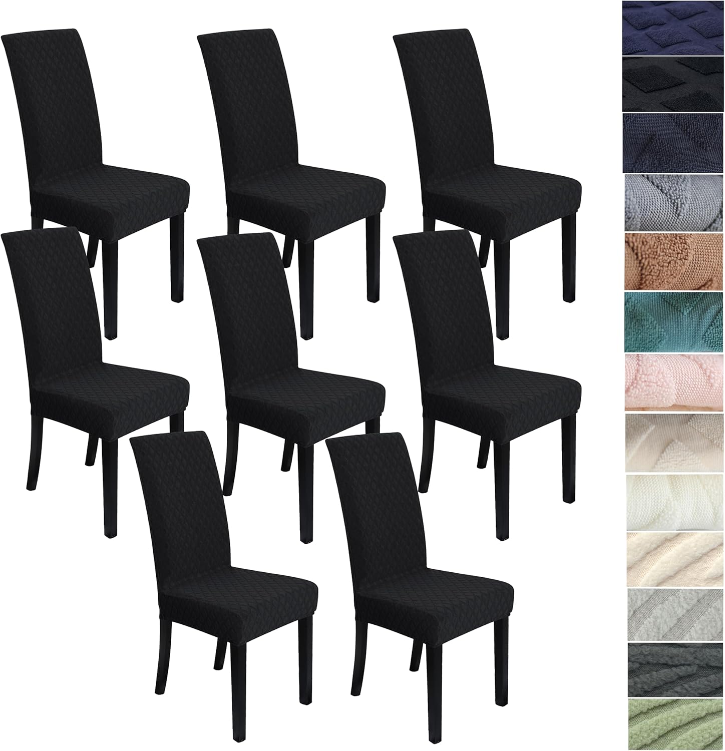 Stretch Dining Chair Covers Set - LuxeGuard