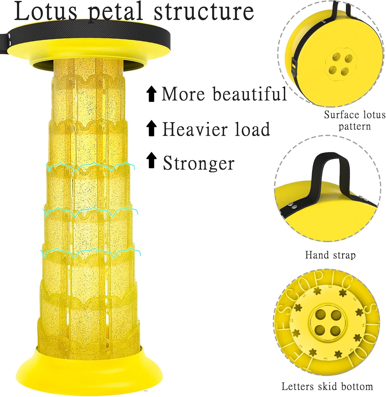 Adjustable Folding Stool - ElevatePro