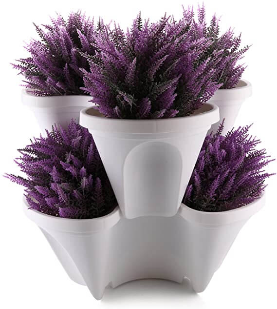 Stackable Plant Pots for Space-Saving Gardening - GreenNest