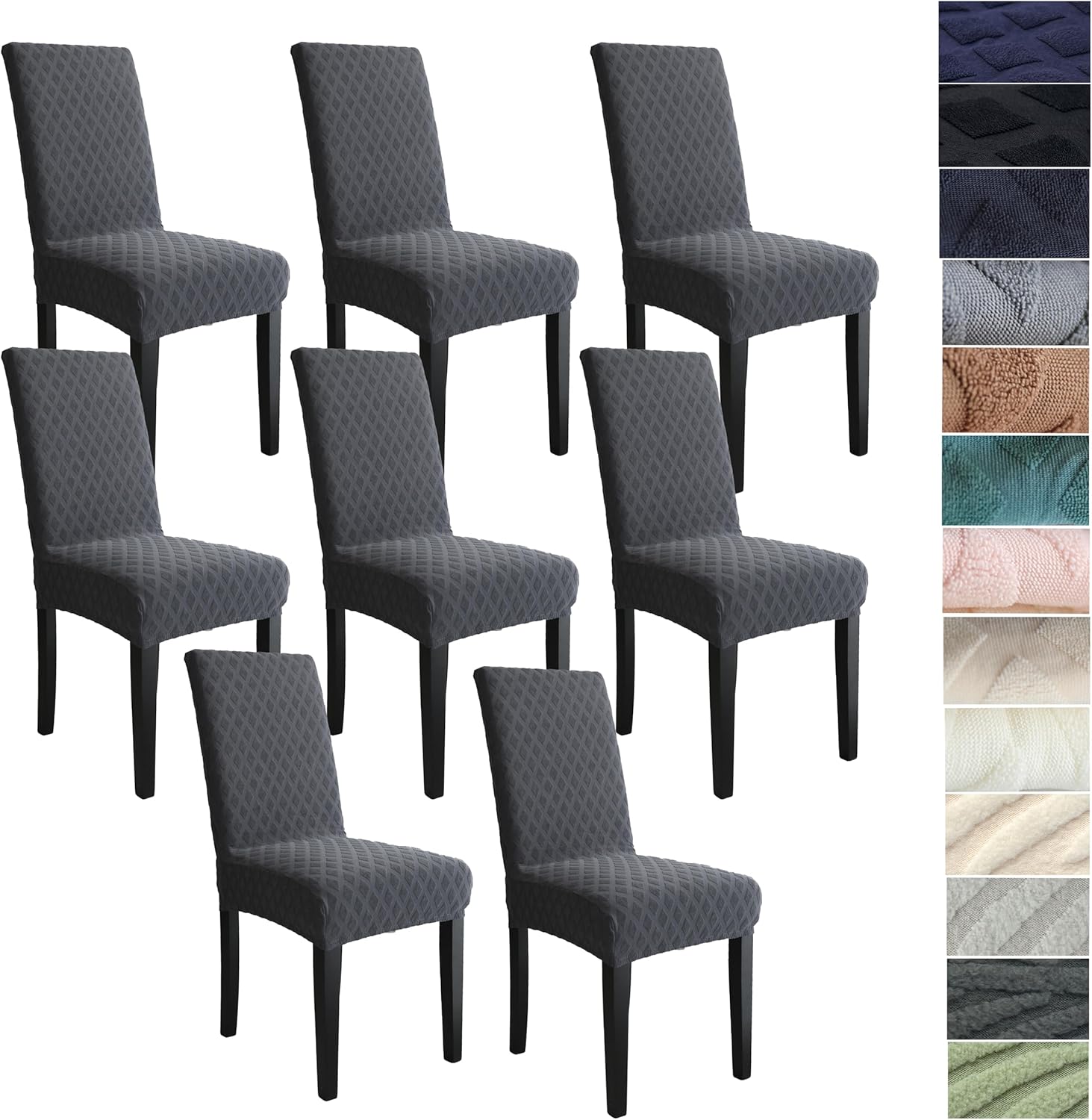 Stretch Dining Chair Covers Set - LuxeGuard