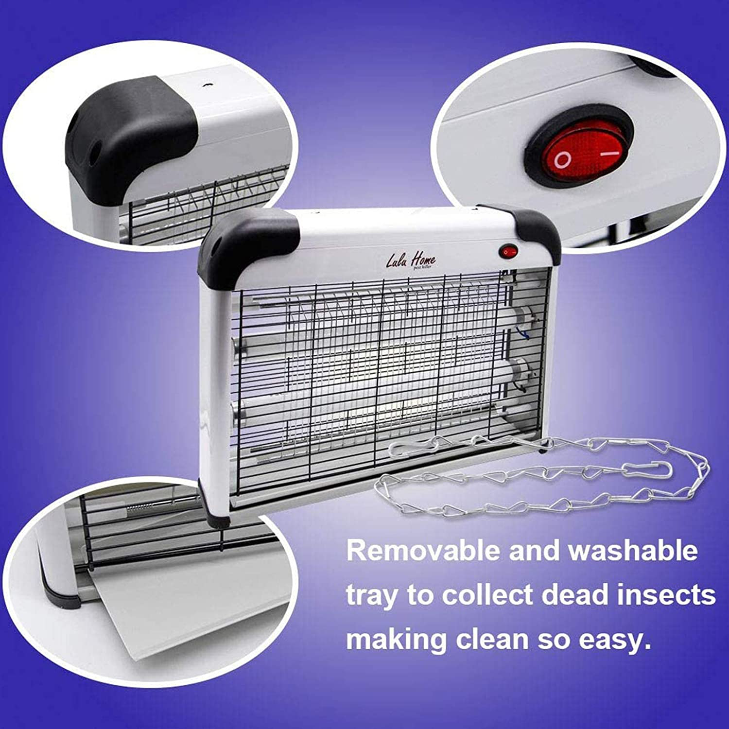 Electric Insect Killer - PureGuard 2800V Mosquito & Fly Trap