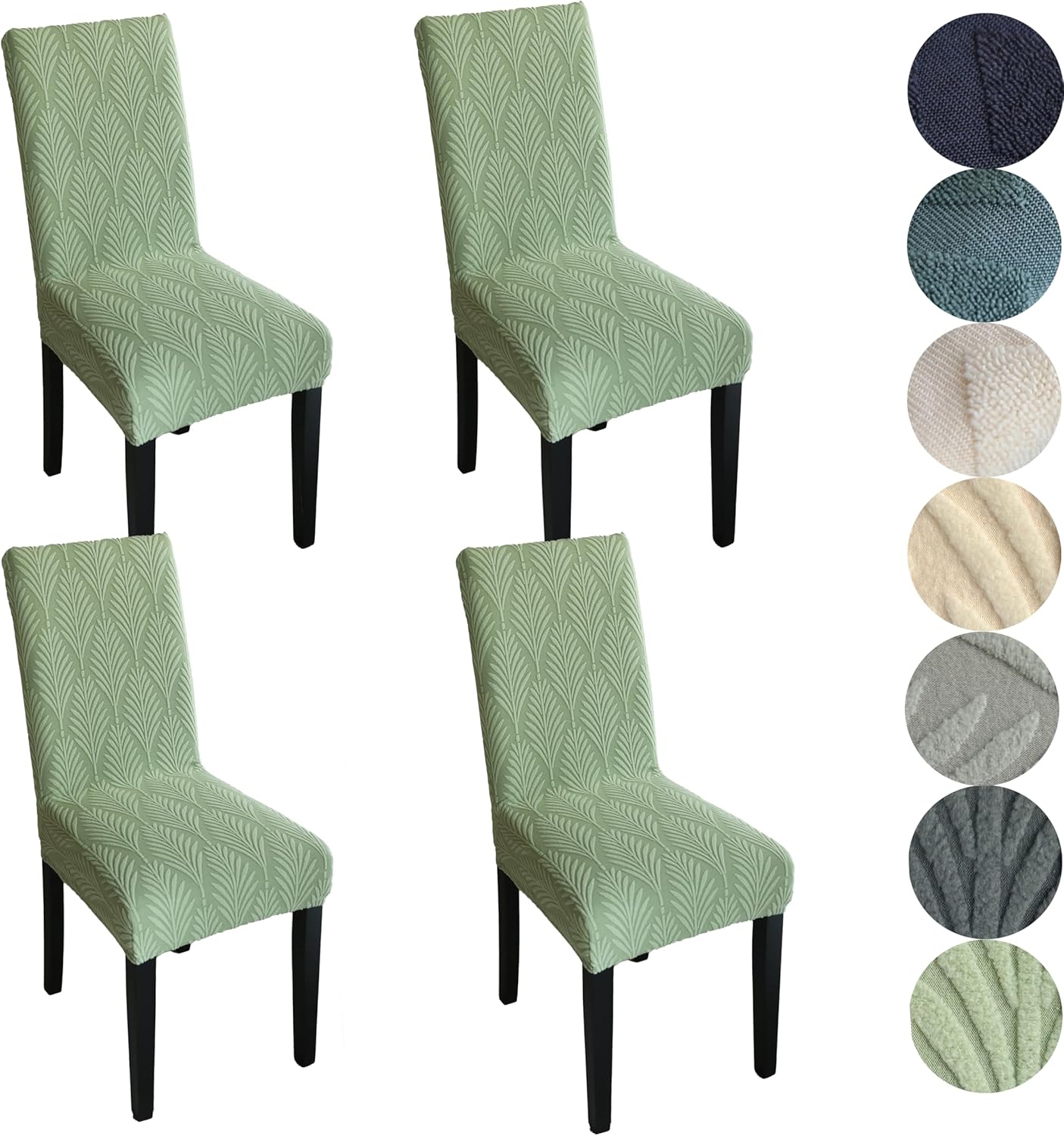 Stretch Dining Chair Covers Set - LuxeGuard