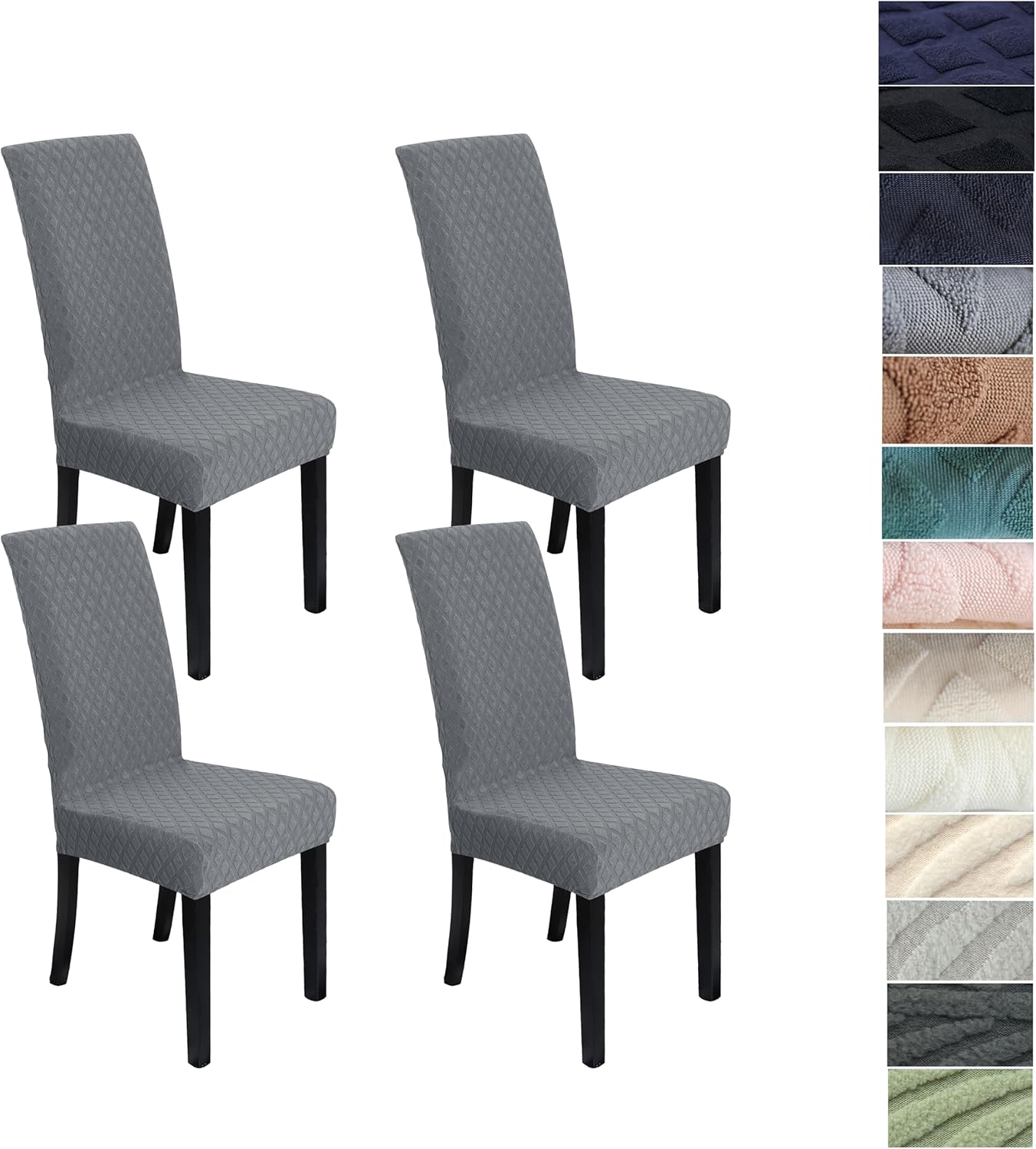 Stretch Dining Chair Covers Set - LuxeGuard