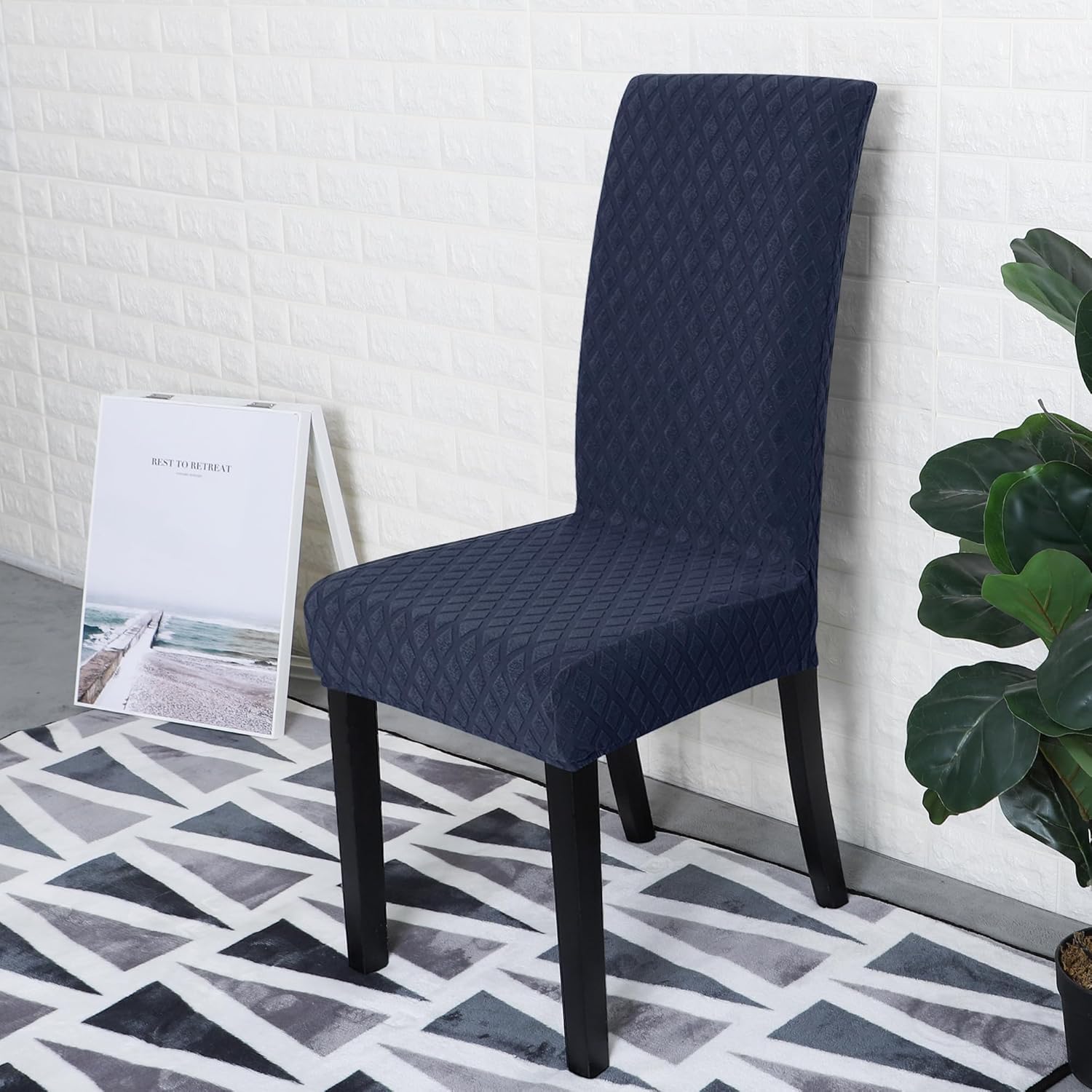 Stretch Dining Chair Covers Set - LuxeGuard
