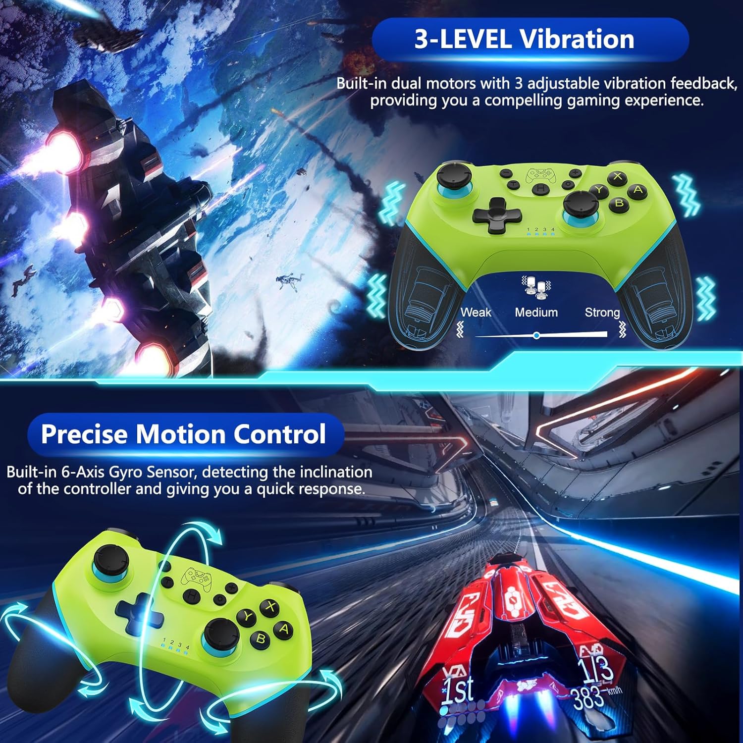 Precision Wireless Game Controller - Vortex Gaming