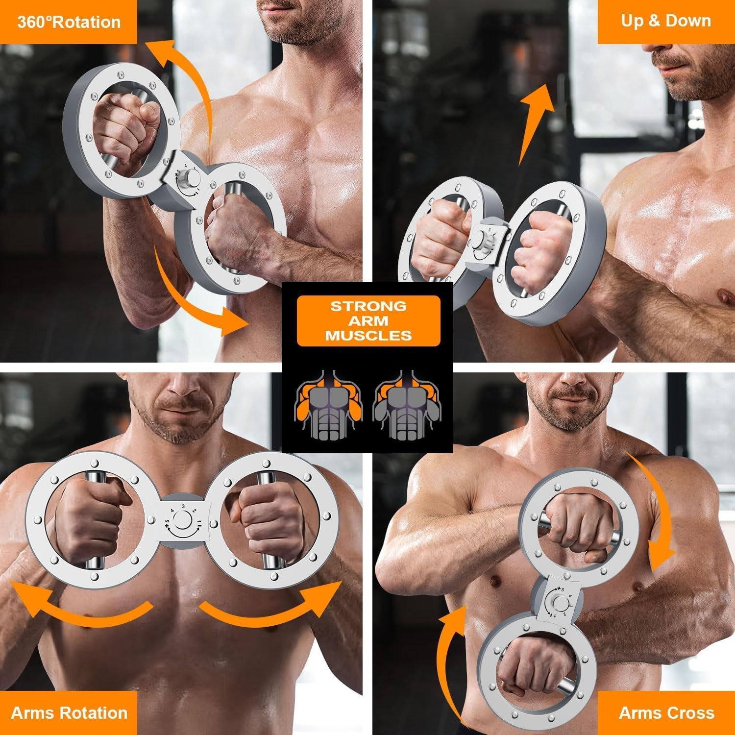 Twister Arm Exercise Equipment with 360° Rotation - FitPro