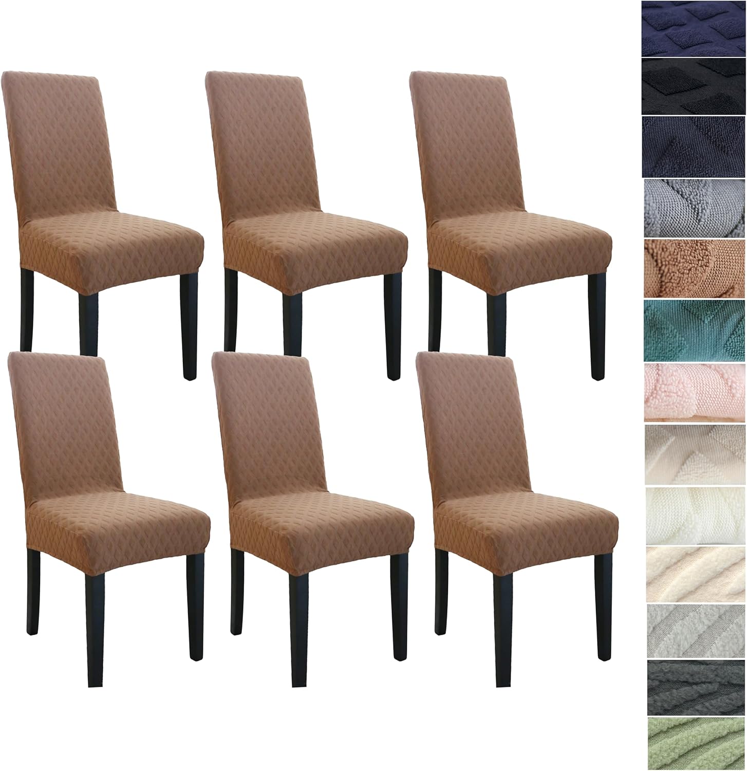 Stretch Dining Chair Covers Set - LuxeGuard