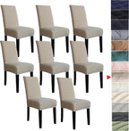 Stretch Dining Chair Covers Set - LuxeGuard