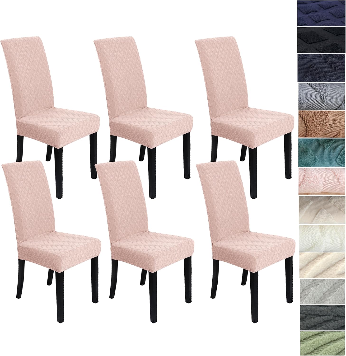 Stretch Dining Chair Covers Set - LuxeGuard