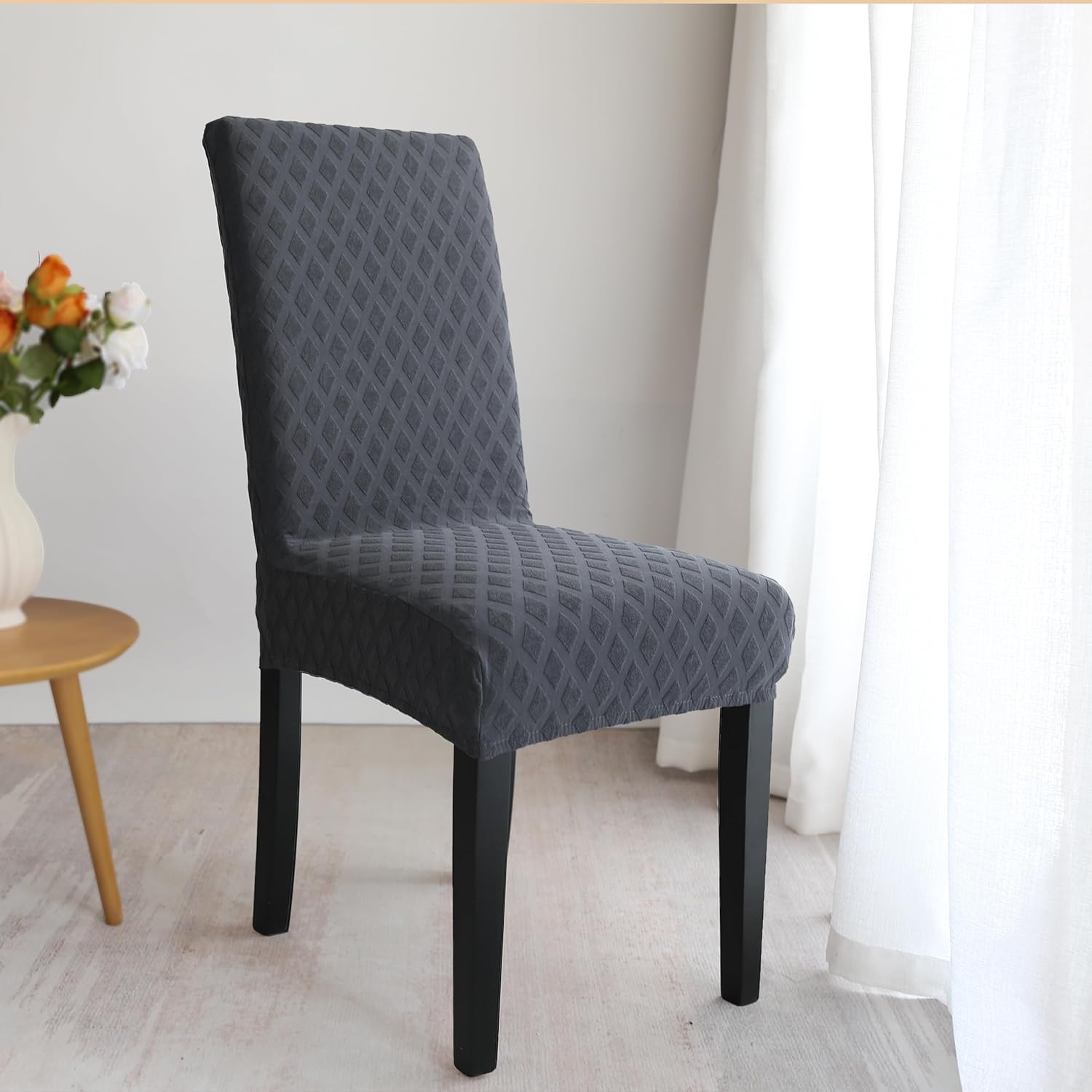 Stretch Dining Chair Covers Set - LuxeGuard