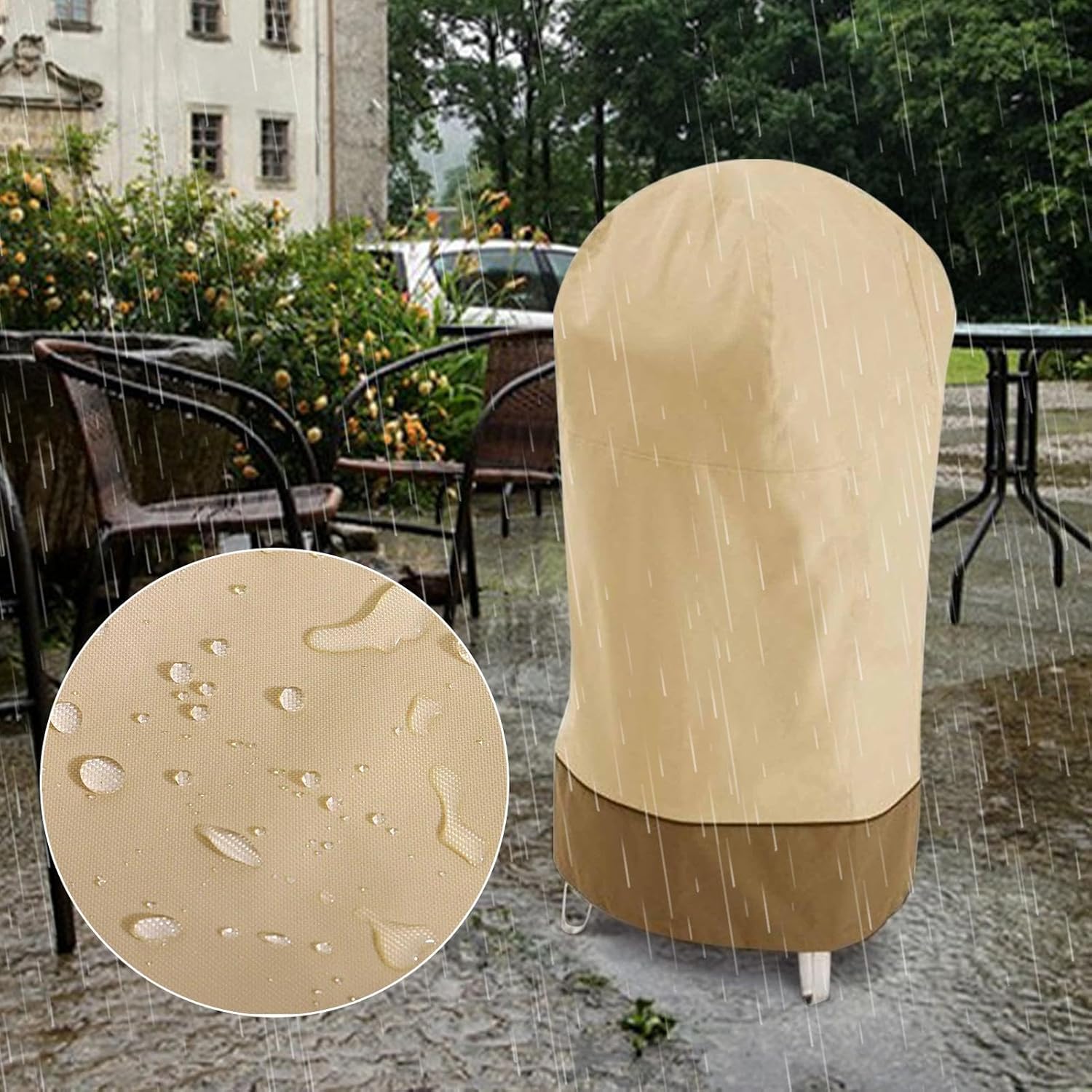 Waterproof BBQ Smoker Cover with UV Protection - GrillGuard