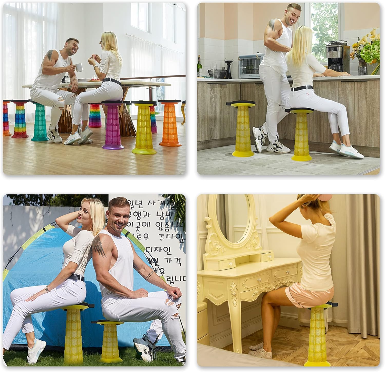 Adjustable Folding Stool - ElevatePro