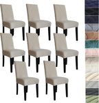 Stretch Dining Chair Covers Set - LuxeGuard