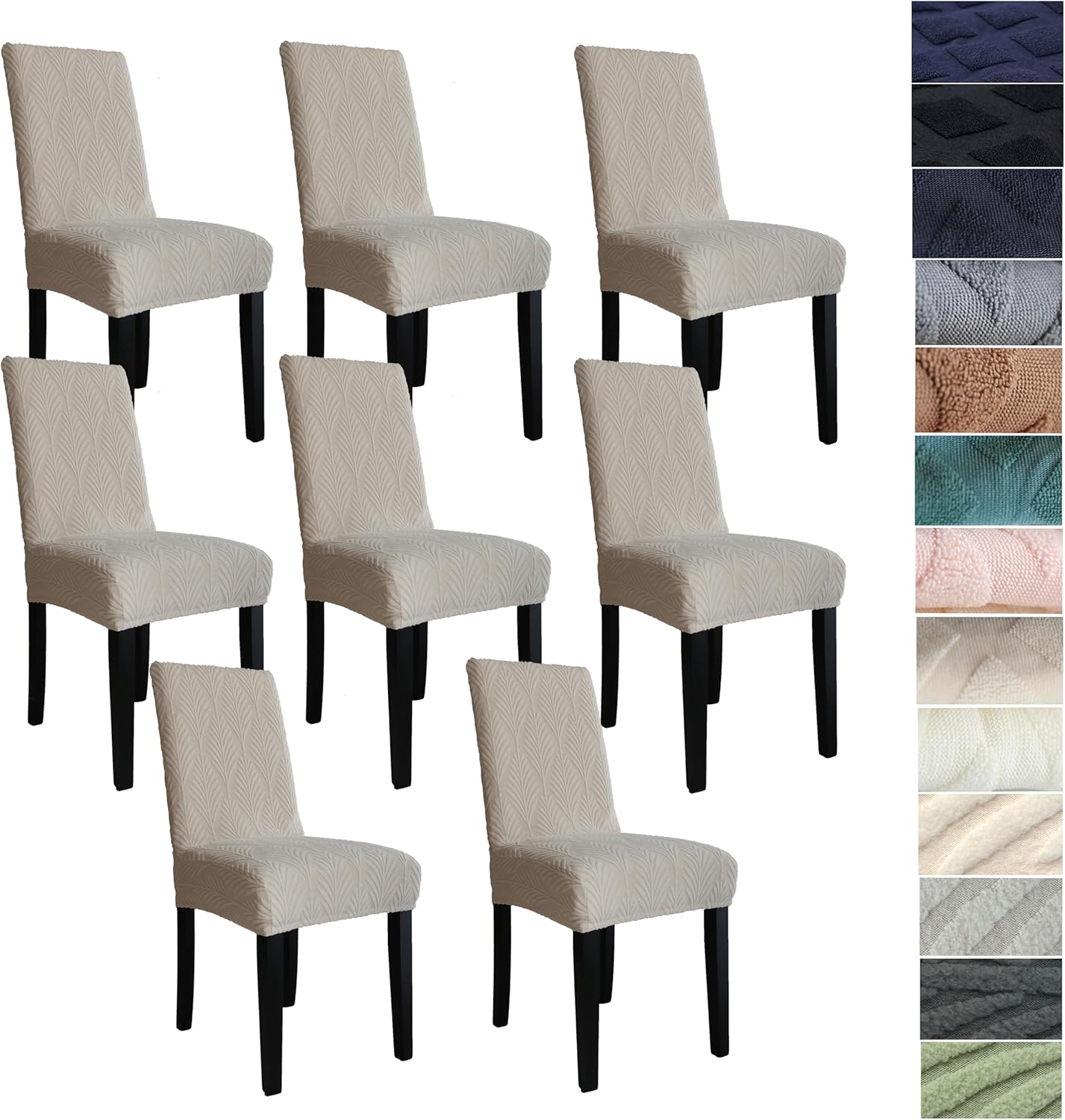 Stretch Dining Chair Covers Set - LuxeGuard