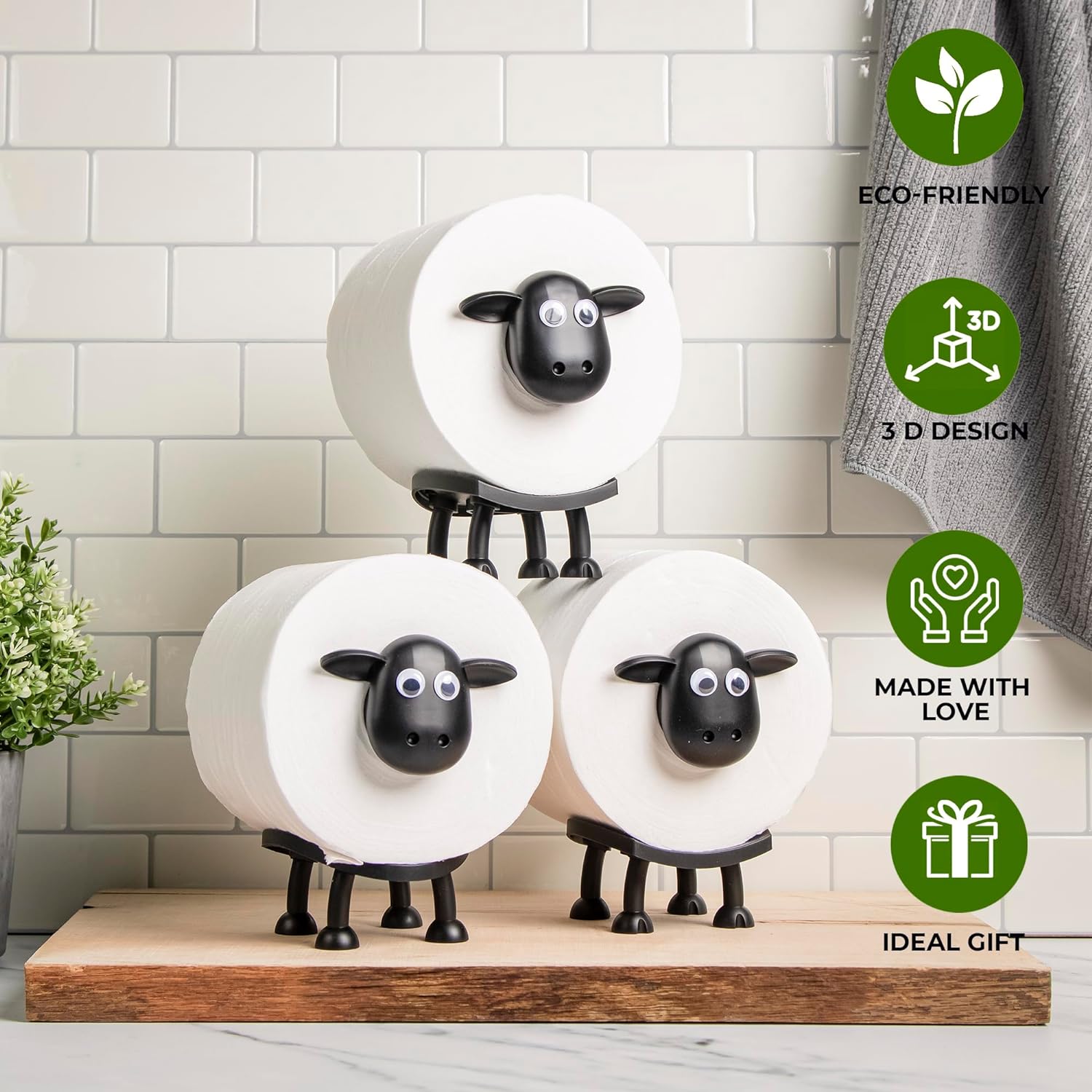 Rolling Sheep Toy - CozyCuddle Creations