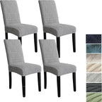 Stretch Dining Chair Covers Set - LuxeGuard