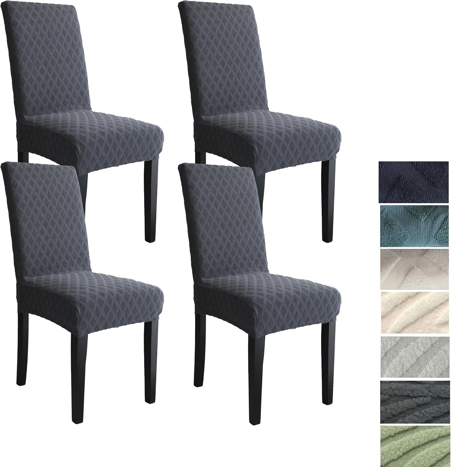 Stretch Dining Chair Covers Set - LuxeGuard