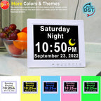 Digital Day Clock with 19 Reminders - LuminaTime