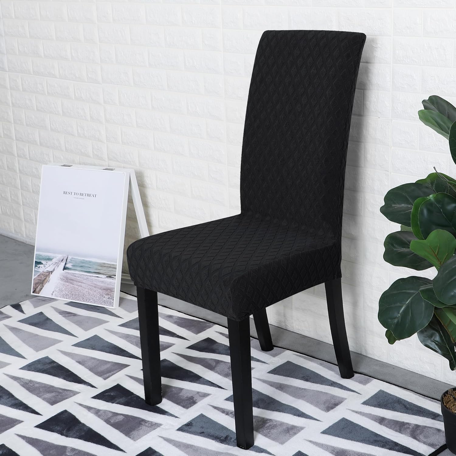 Stretch Dining Chair Covers Set - LuxeGuard