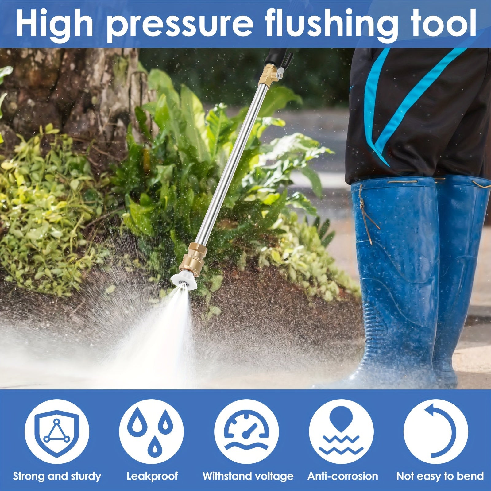 High-Pressure Cleaning Spray Rod - AquaPro
