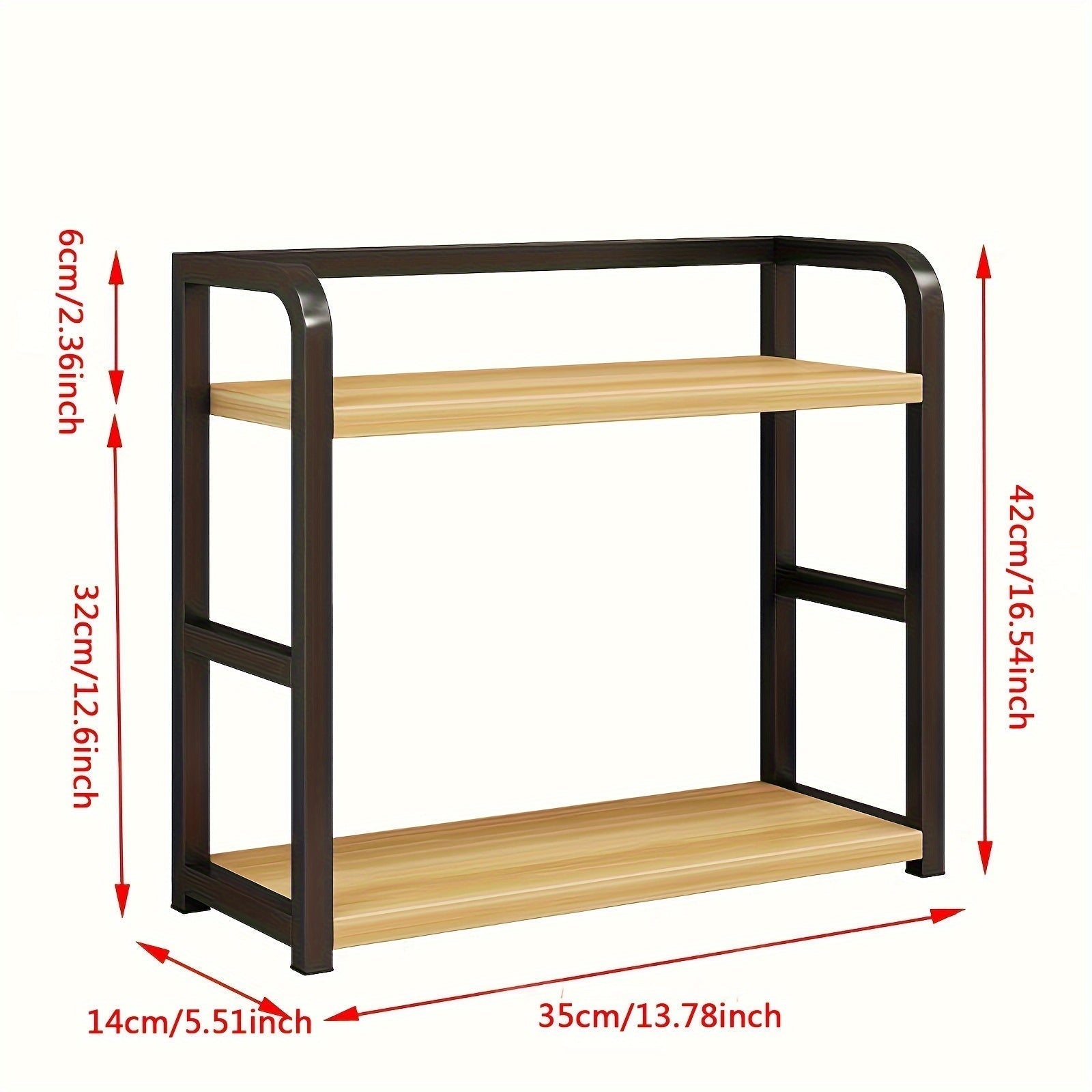 Stainless Steel Kitchen Shelf - LuxeCraft