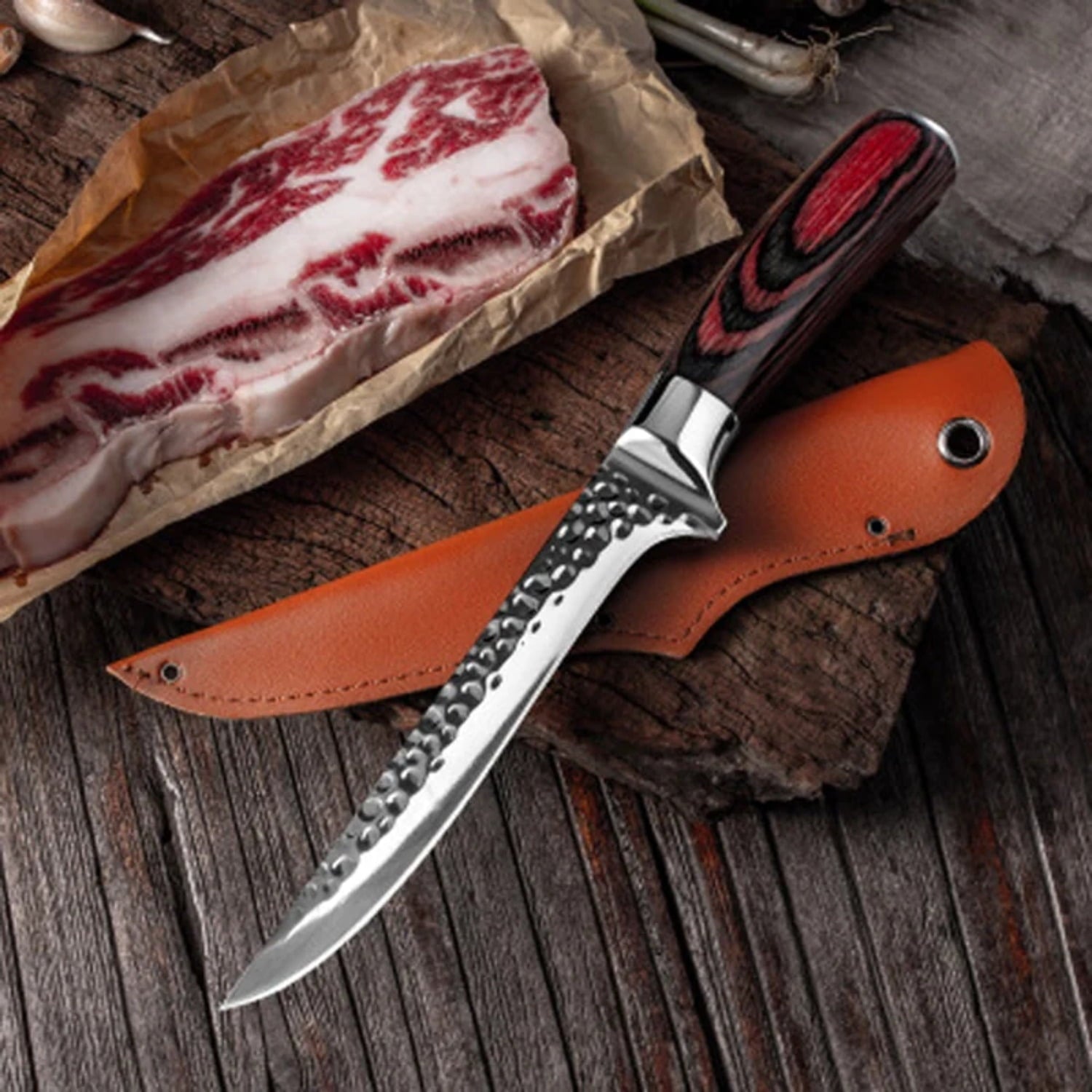 Damascus Boning Knife - Artisan Edge