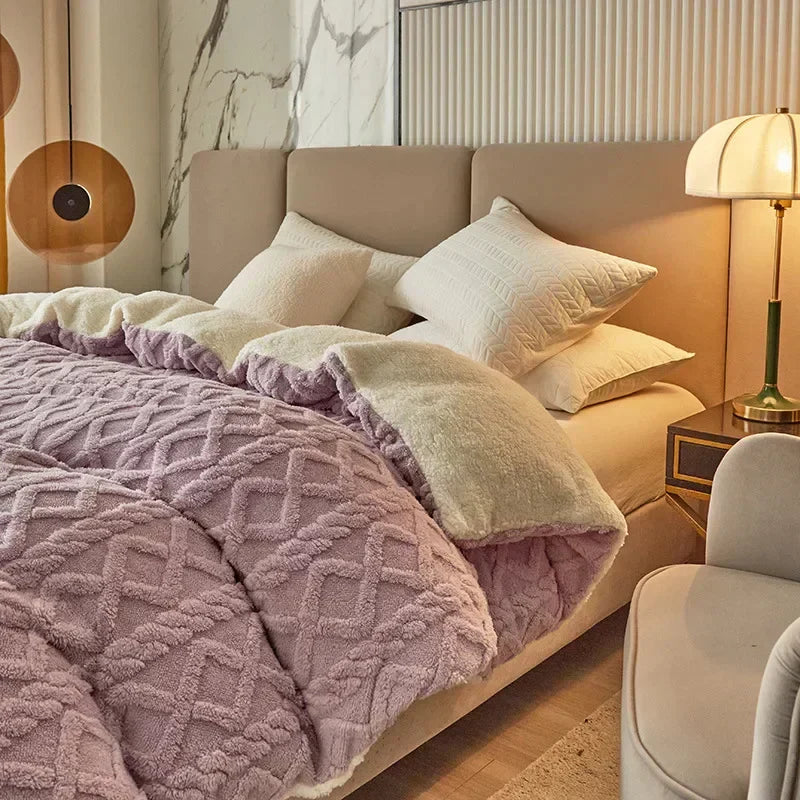 Cashmere-Look Double-Sided Bedding - LuxeNest