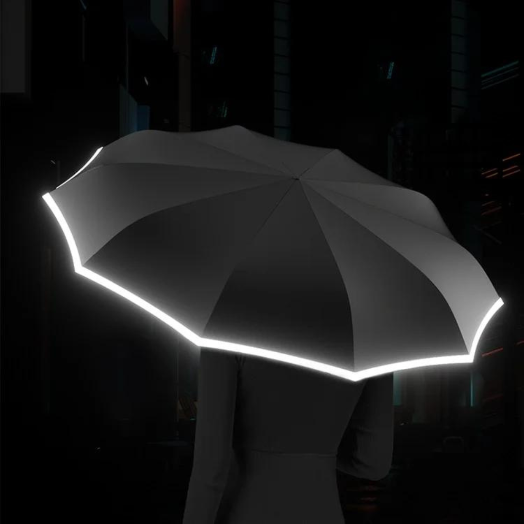 Windproof Umbrella with Reflective Edge - StormShield