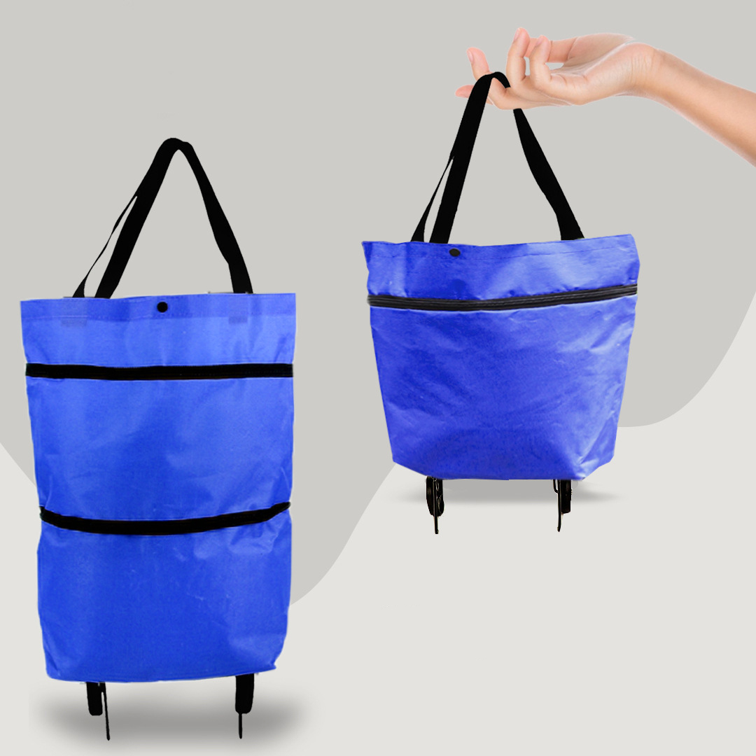 Convertible Shopping Bag with Wheels - LuxeCarry