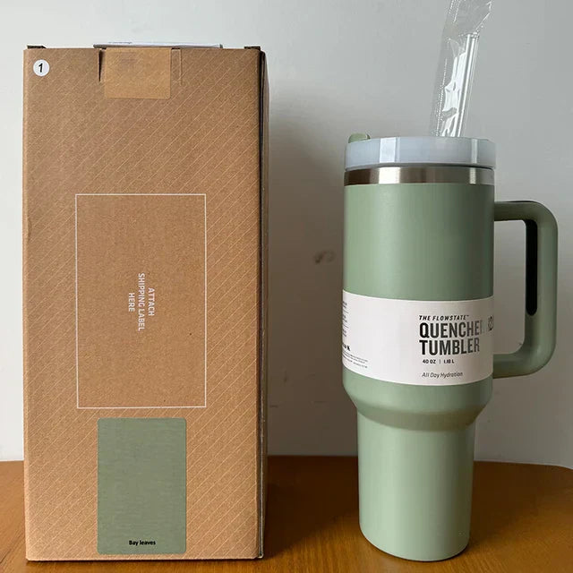 Insulated Travel Cup with Straw - LuxeSip