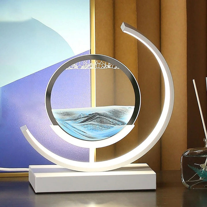 3D Sand Bowl Table Lamp - Luminara Luxe