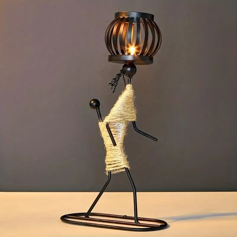 Vintage Candle Holder - LuxeAura