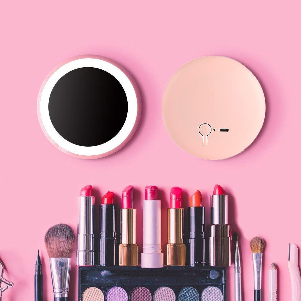 Wireless Charger Makeup Mirror - LuxeGlow