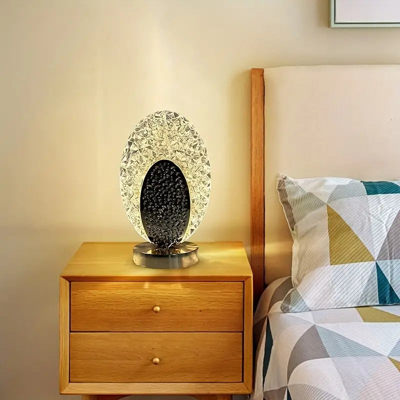 Peacock Table Lamp - LuxeAura