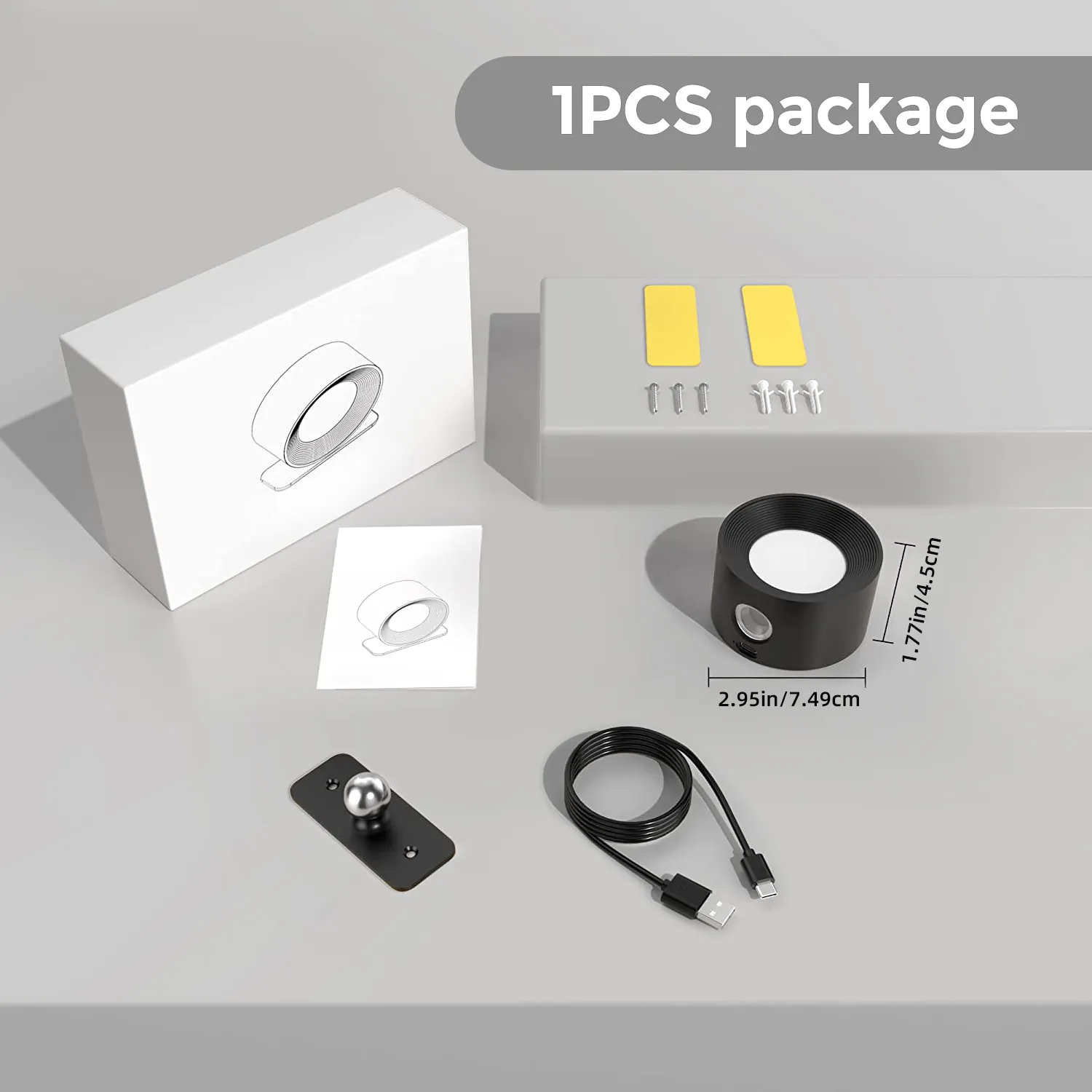 Wireless Wall Light - LumaNest with Adjustable Brightness