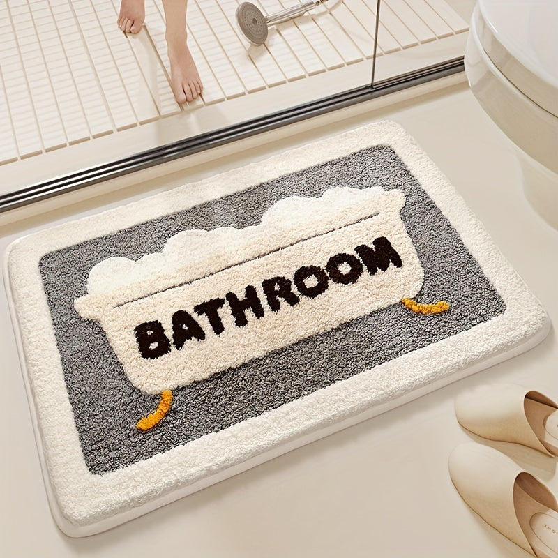 Superabsorbent Non-Slip Bathroom Mat - AquaNest