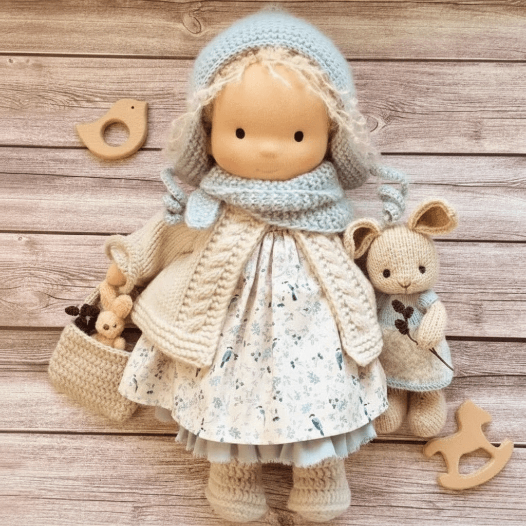 Waldorf Doll - Luma Handmade Cotton Toy for Creative Play
