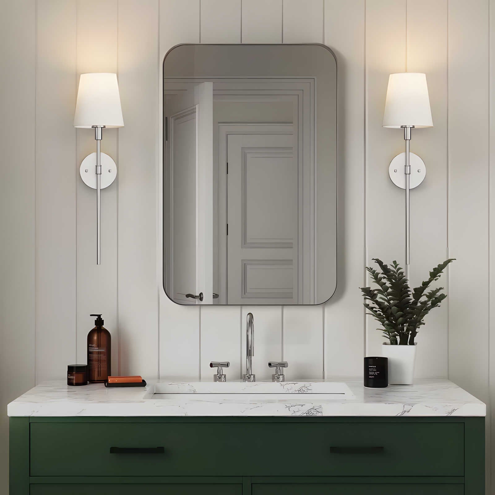 Luminous Wall Sconces - AuraGlow™ Original Wireless Set of 2