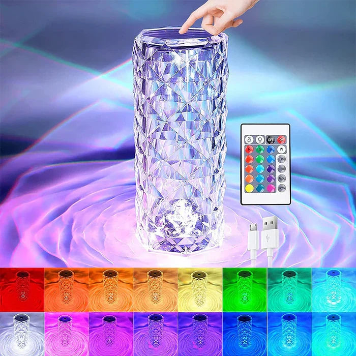 Crystal LED Lamp - LumaGlow